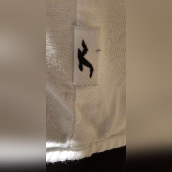 Hollister Crop White Button Up Two Pocket Camp Small With Tie Front Shirt - Picture 5 of 9